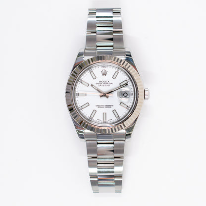 Rolex Datejust II White Dial 116334 (2009)