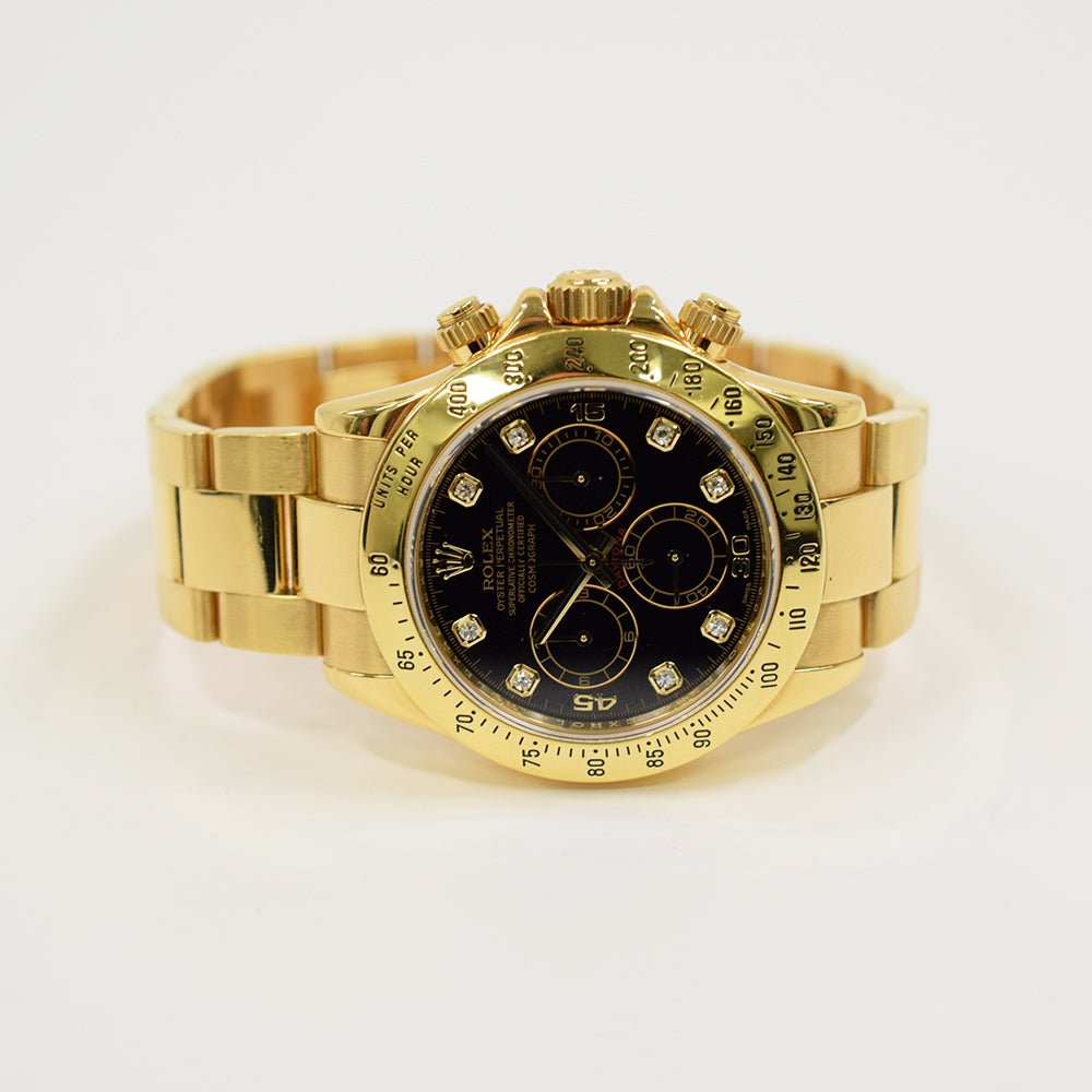 Rolex Daytona Black Diamond Dial 116528 (2007)