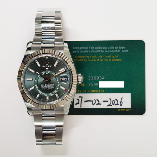 Rolex Sky-Dweller Green Dial 336934 (2026)