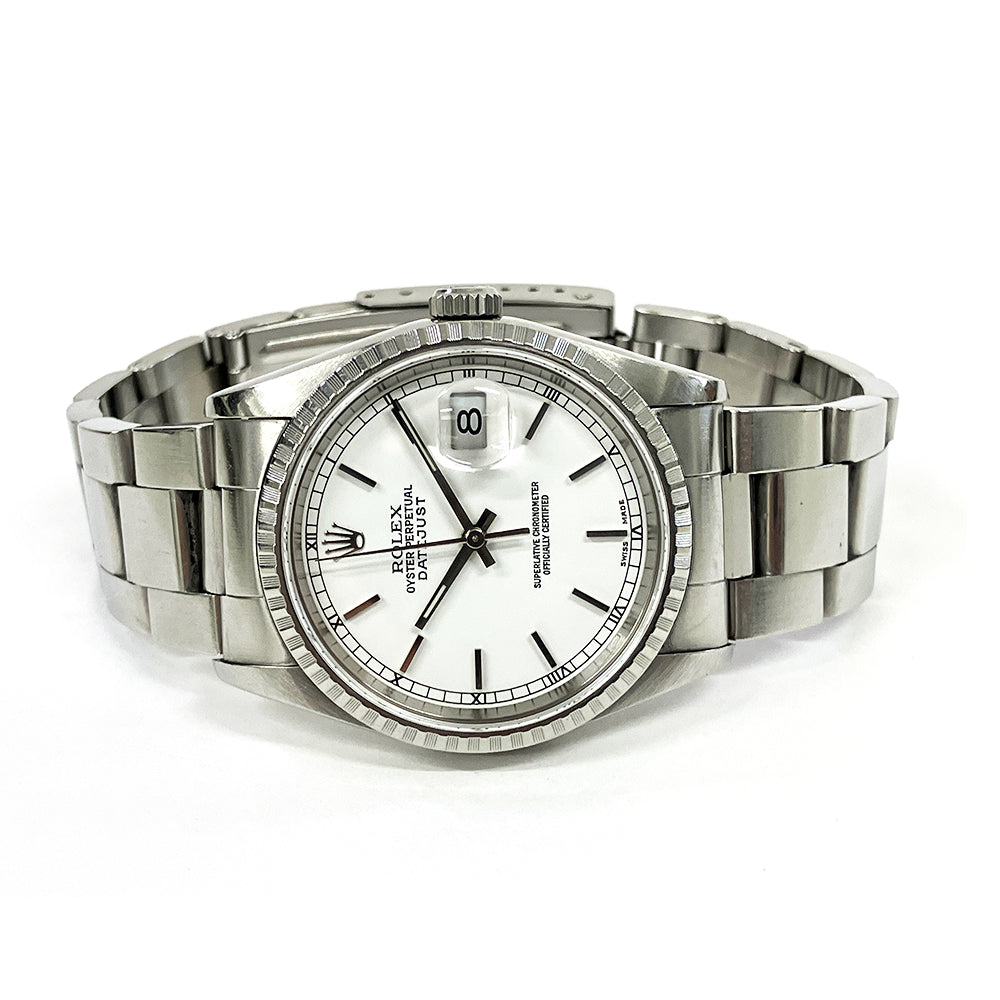 Rolex Datejust 36mm White Dial 16220