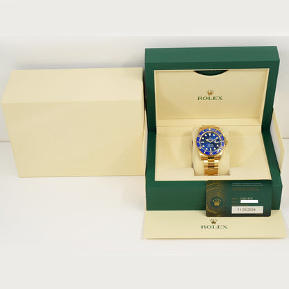 Rolex Submariner Date 41mm Blue Dial 126618LB (2024)