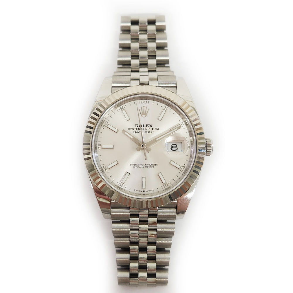 Rolex Datejust 41mm Silver Dial Jubilee 126334