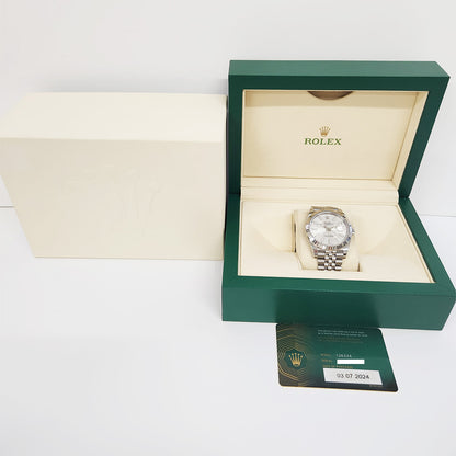 Rolex Datejust 41mm Silver Dial Jubilee 126334