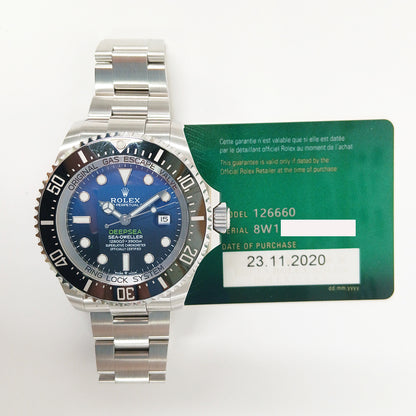 Rolex Deepsea 44mm D-Blue Dial 126660 (2020)