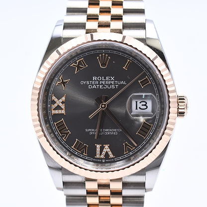 Rolex Datejust 36mm Slate "VI&IX" Diamond Dial 126231 (2023)