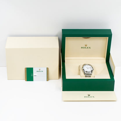 Rolex Datejust 41mm White Roman Dial 126300 (2019)