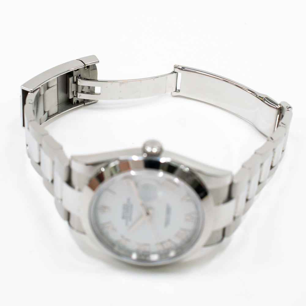 Rolex Datejust 41mm White Roman Dial 126300 (2019)