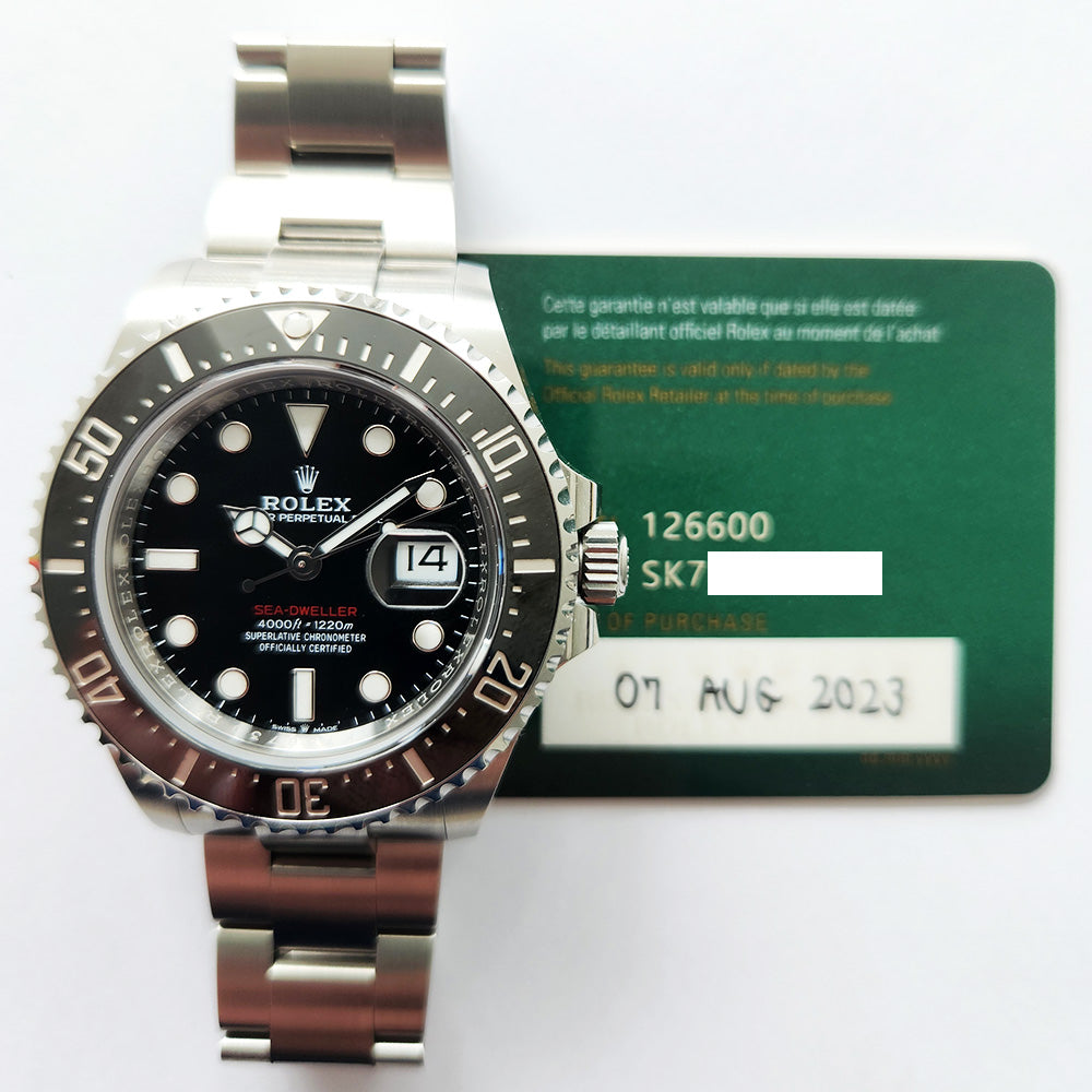 Rolex Sea-Dweller Black Dial 126600