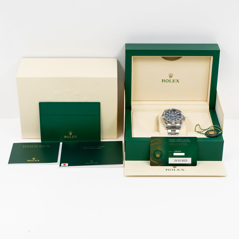 Rolex Sky-Dweller 42mm Blue Dial 326934 (2023)