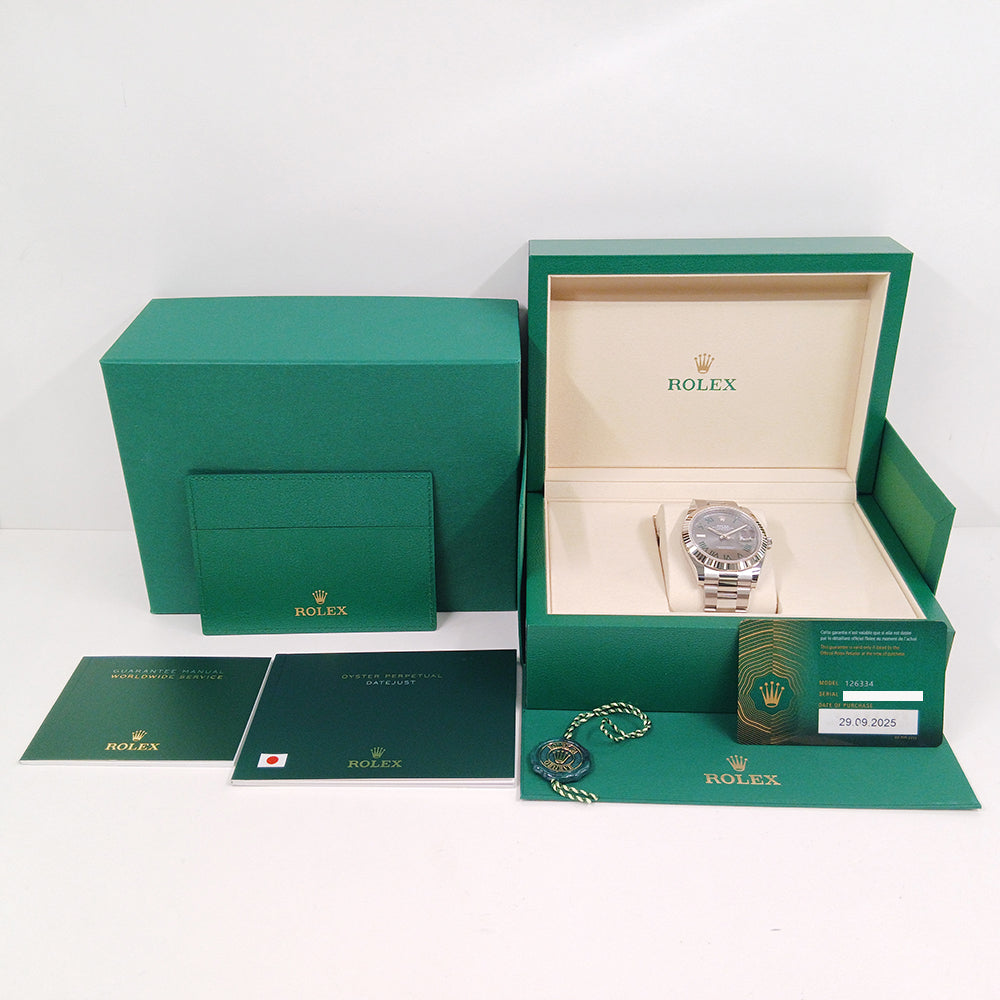 Rolex Datejust 41mm Wimbledon Dial Oyster 126334 (2025)