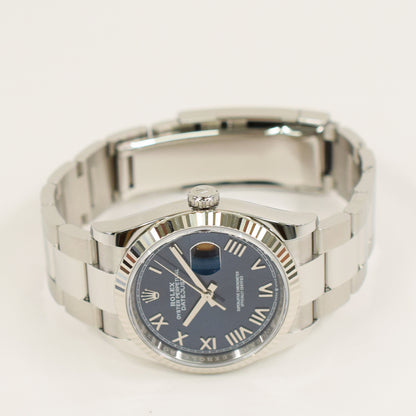 Rolex Datejust 36mm Blue Roman Dial 126234 (2026)