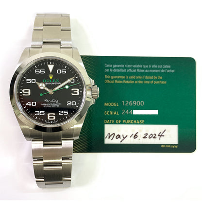 Rolex Air-King Black Dial 126900