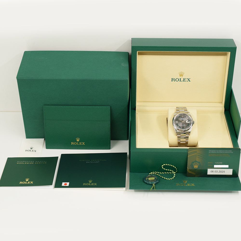 Rolex Datejust 36mm Wimbledon Dial 126200 (2025)