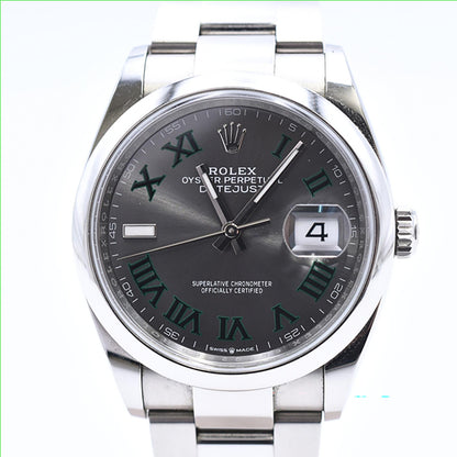 Rolex Datejust 36mm Wimbledon Dial 126200 (2025)