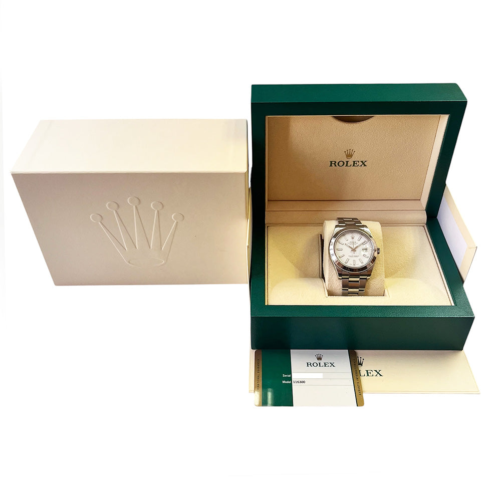 Rolex Datejust II White Dial 116300