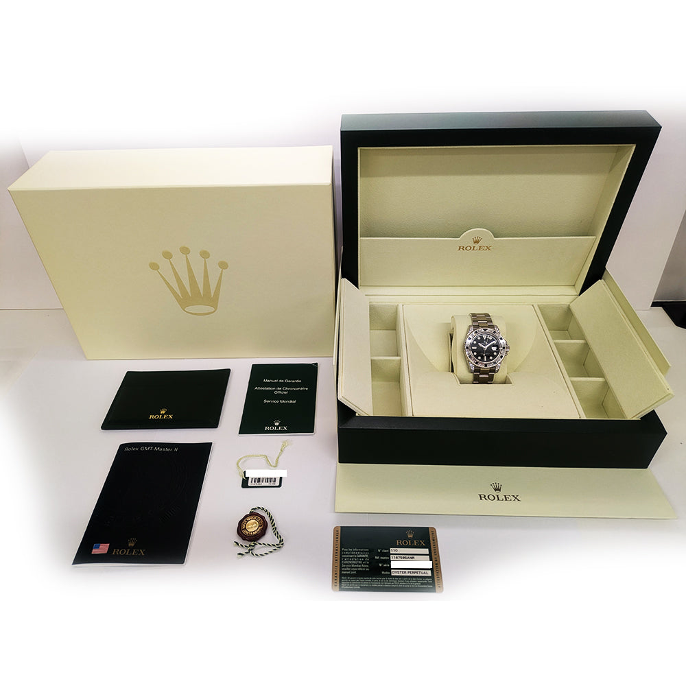 Rolex GMT-Master II 40mm Black Dial 116759SANR