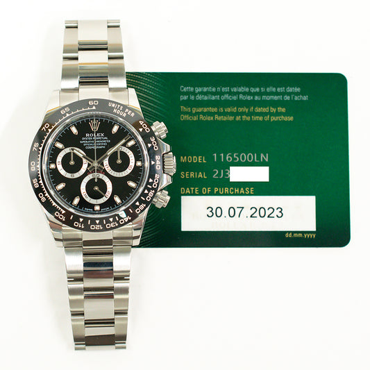 Rolex Daytona Black Dial 116500LN (2023)