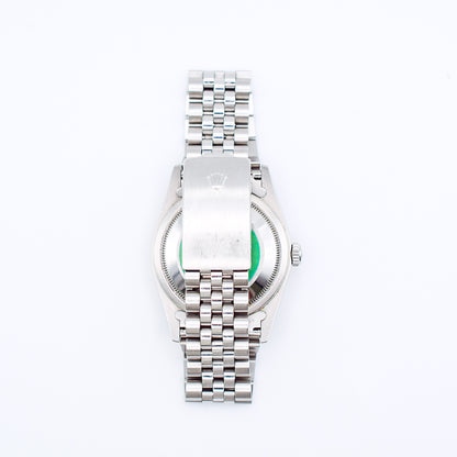 Rolex Datejust 36mm Silver Diamond Dial 16234 (1996)