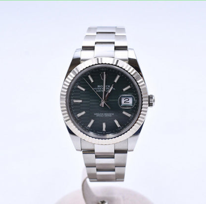 Rolex Datejust 41mm Mint Green Fluted Dial 126334 (2023)
