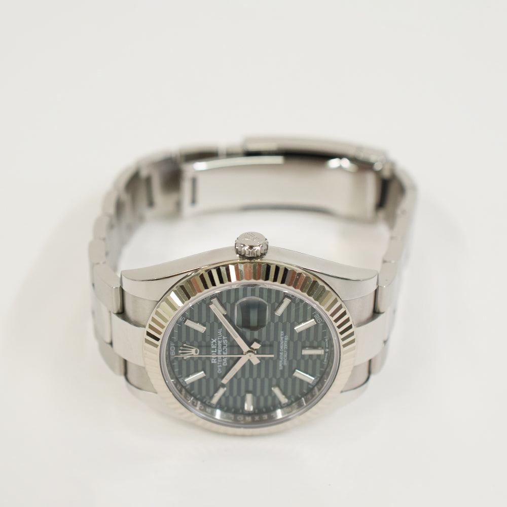 Rolex Datejust 41mm Mint Green Fluted Dial 126334 (2023)