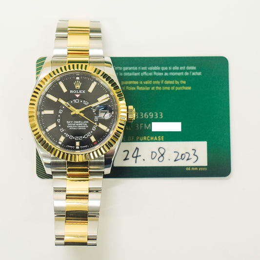 Rolex Sky-Dweller Oyster, 42mm Black Dial 336933 (2023)