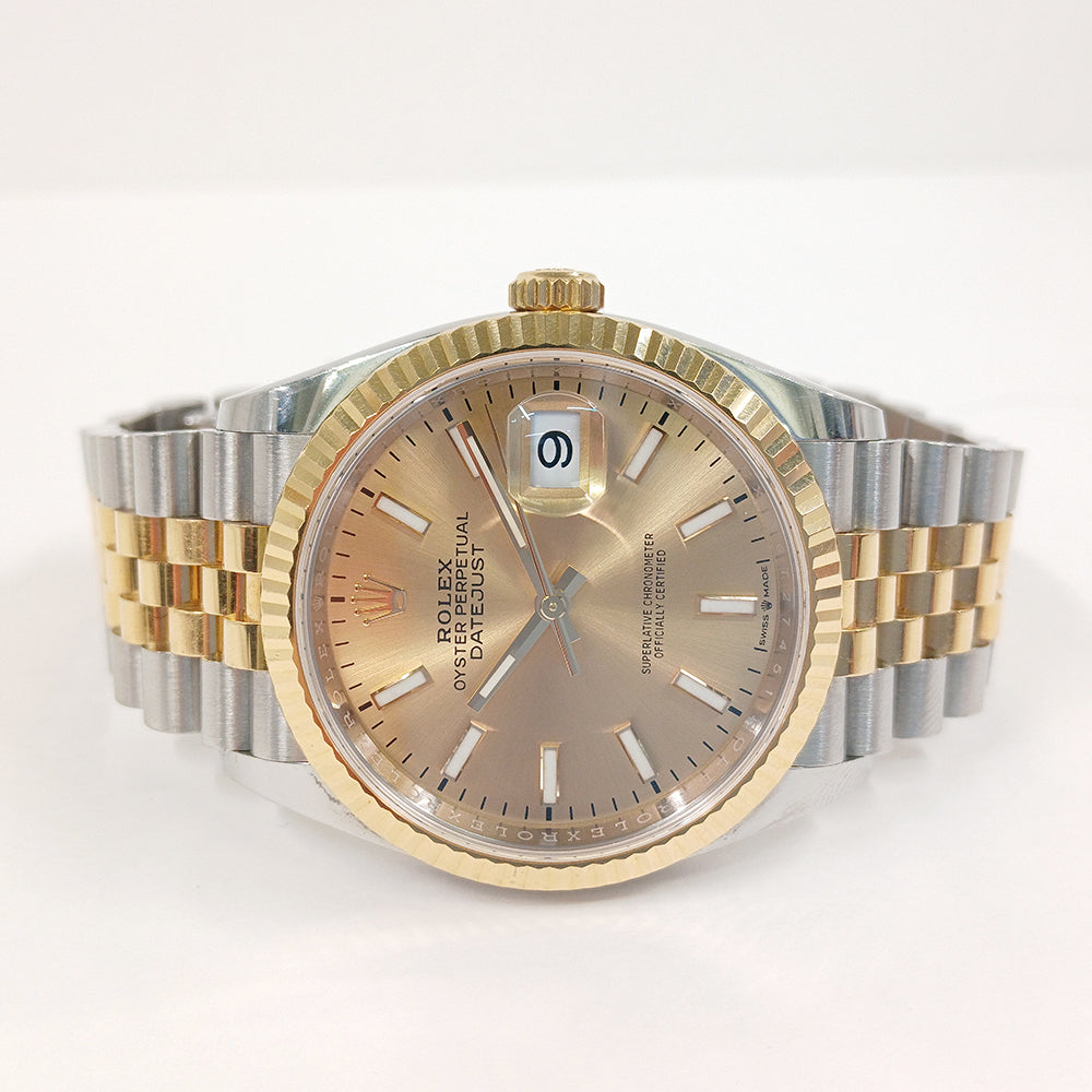 Rolex Datejust 36mm Champagne Dial 126233 (2019)