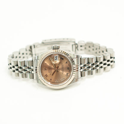 Rolex Datejust 26mm Pink Roman Dial 79174