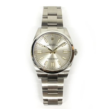 Rolex Oyster Perpetual 41mm Silver Dial 124300