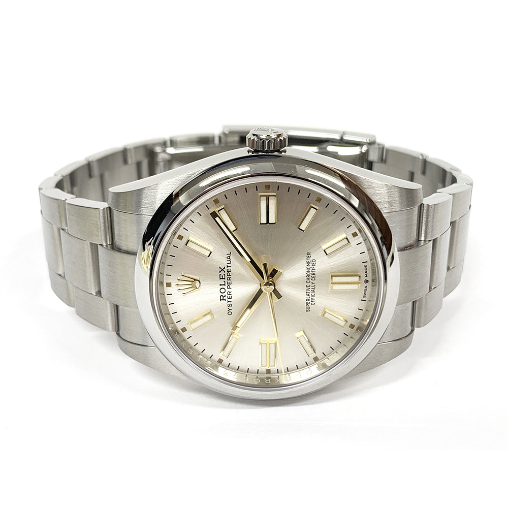 Rolex Oyster Perpetual 41mm Silver Dial 124300