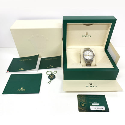 Rolex Oyster Perpetual 41mm Silver Dial 124300