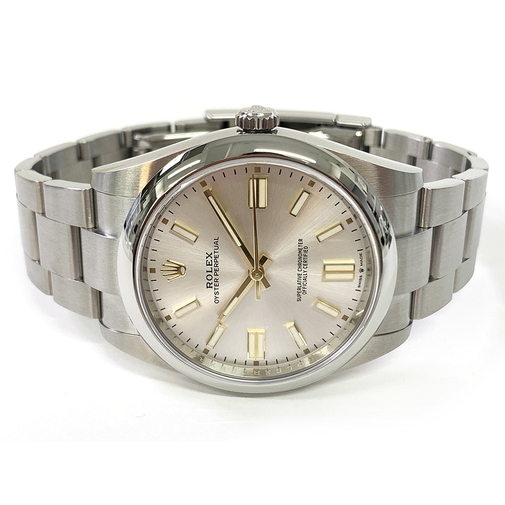 Rolex Oyster Perpetual 41mm Silver Dial 124300