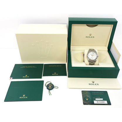 Rolex Oyster Perpetual 41mm Silver Dial 124300