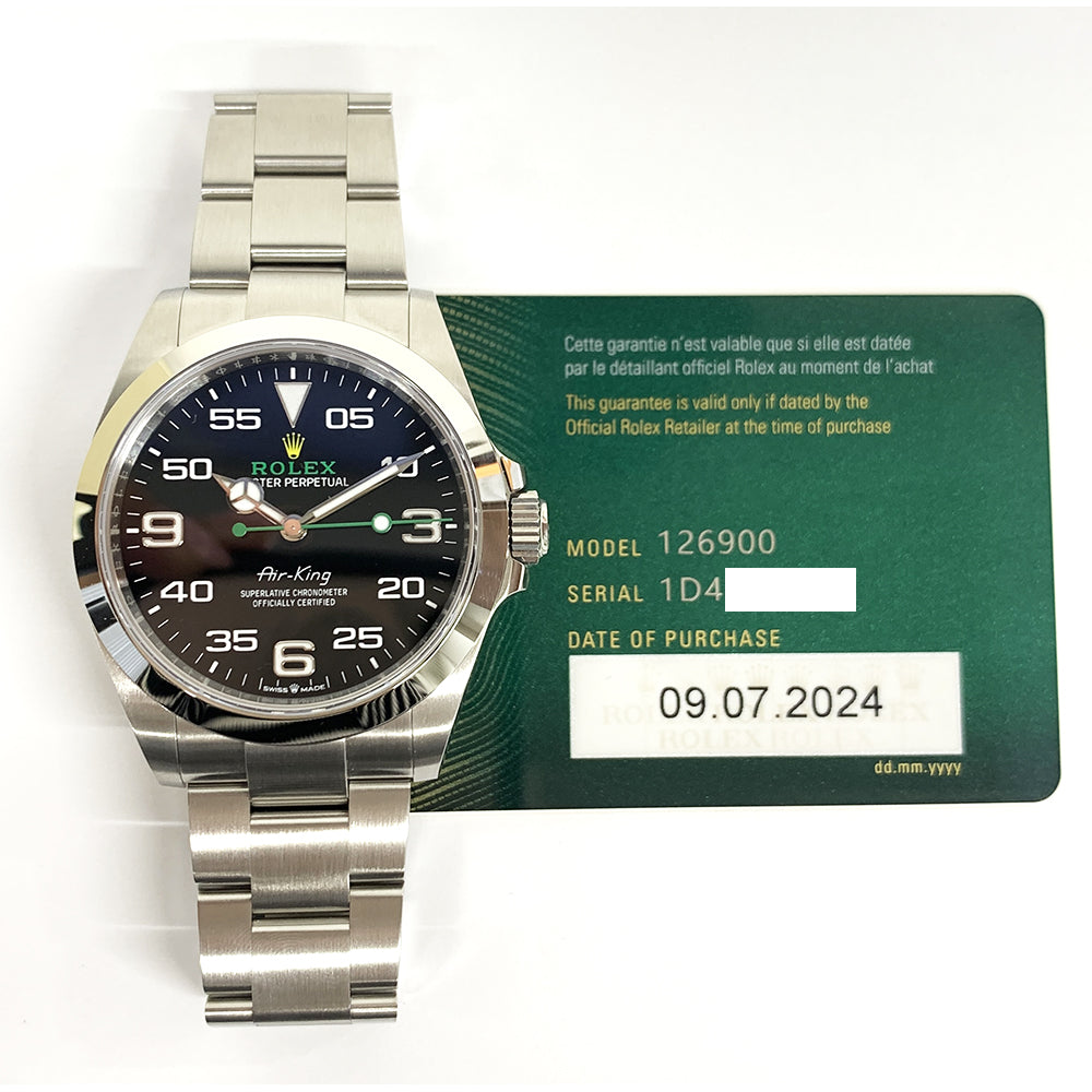 Rolex Air-King Black Dial 126900