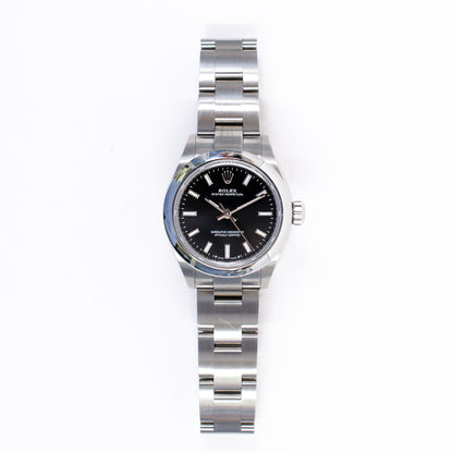 Rolex Oyster Perpetual 28mm Black Dial 276200 (2021)