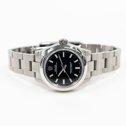 Rolex Oyster Perpetual 28mm Black Dial 276200 (2021)