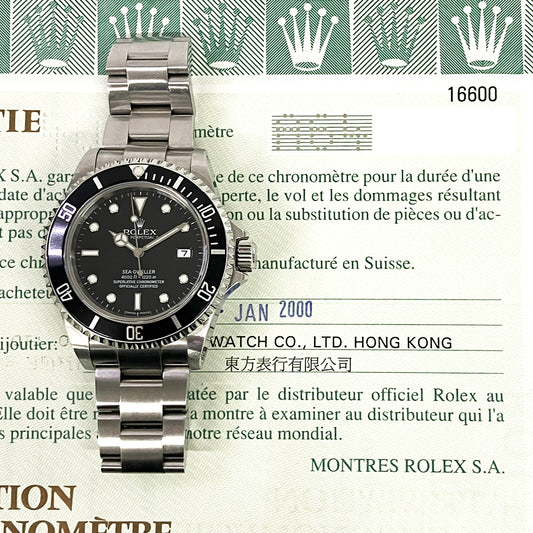 Rolex Sea-Dweller Black Dial 16600