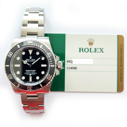 Rolex Submariner Black Dial 114060