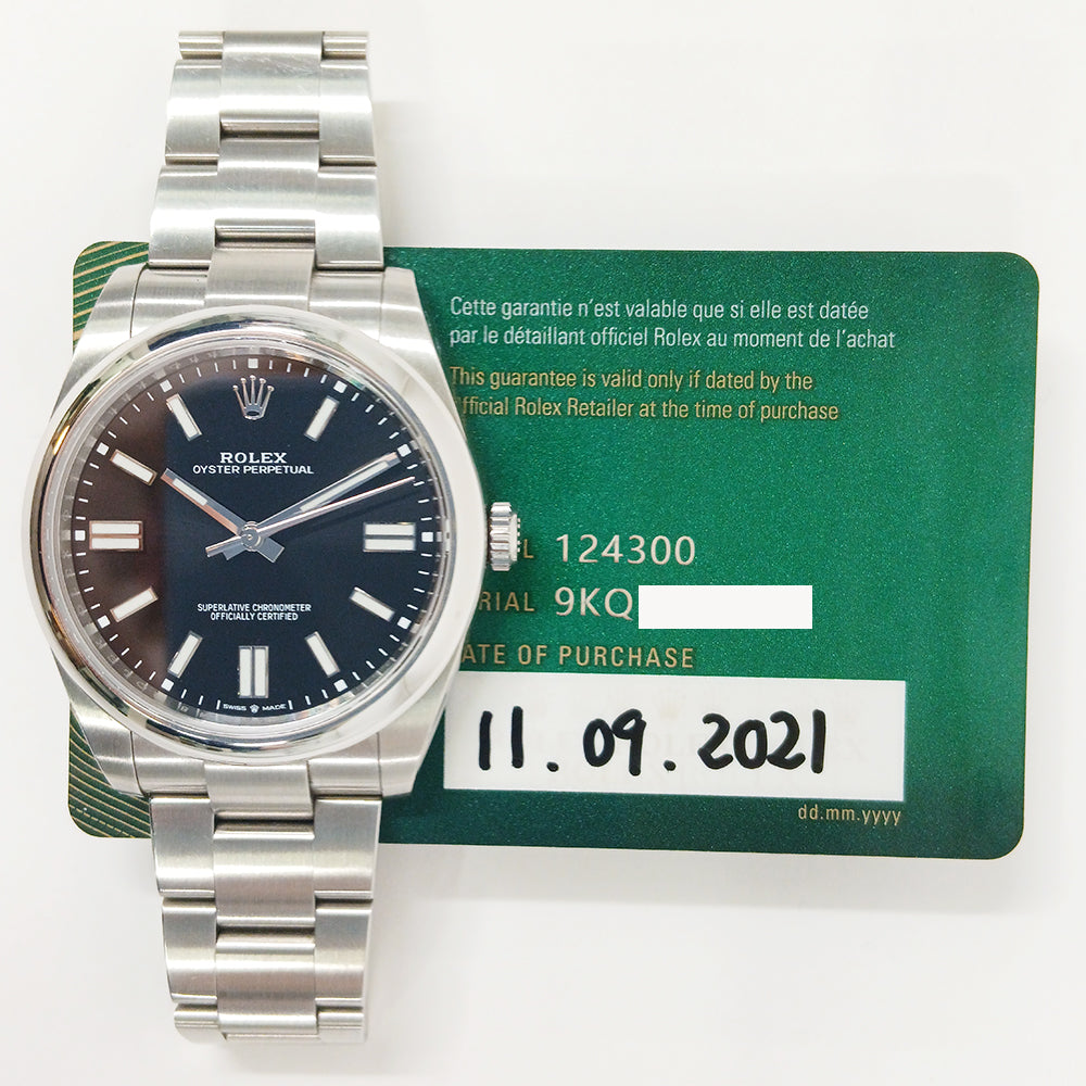 Rolex Oyster Perpetual 41mm Black Dial 124300 (2021)