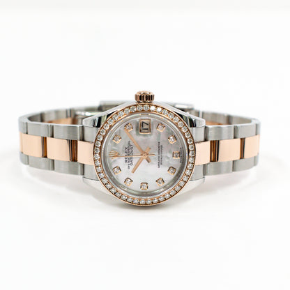 Rolex Datejust 28mm White Mop Diamond Dial 279381RBR (2018)