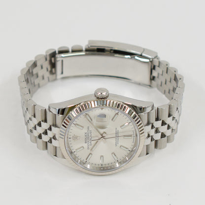 Rolex Datejust 36mm Silver Jubilee Dial 126234 (2023)