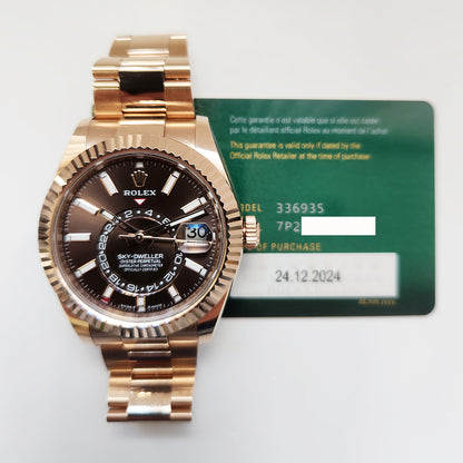 Rolex Sky-Dweller 42mm Chocolate Dial 336935 (2024)