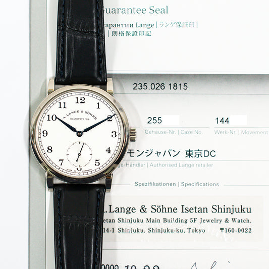 A. Lange & Söhne 1815 38.5mm Silver Dial 235.026 (2022)