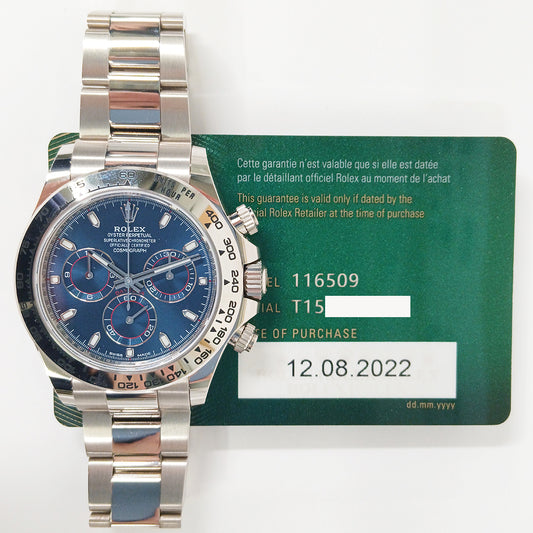Rolex Daytona Blue Dial 116509 (2022)