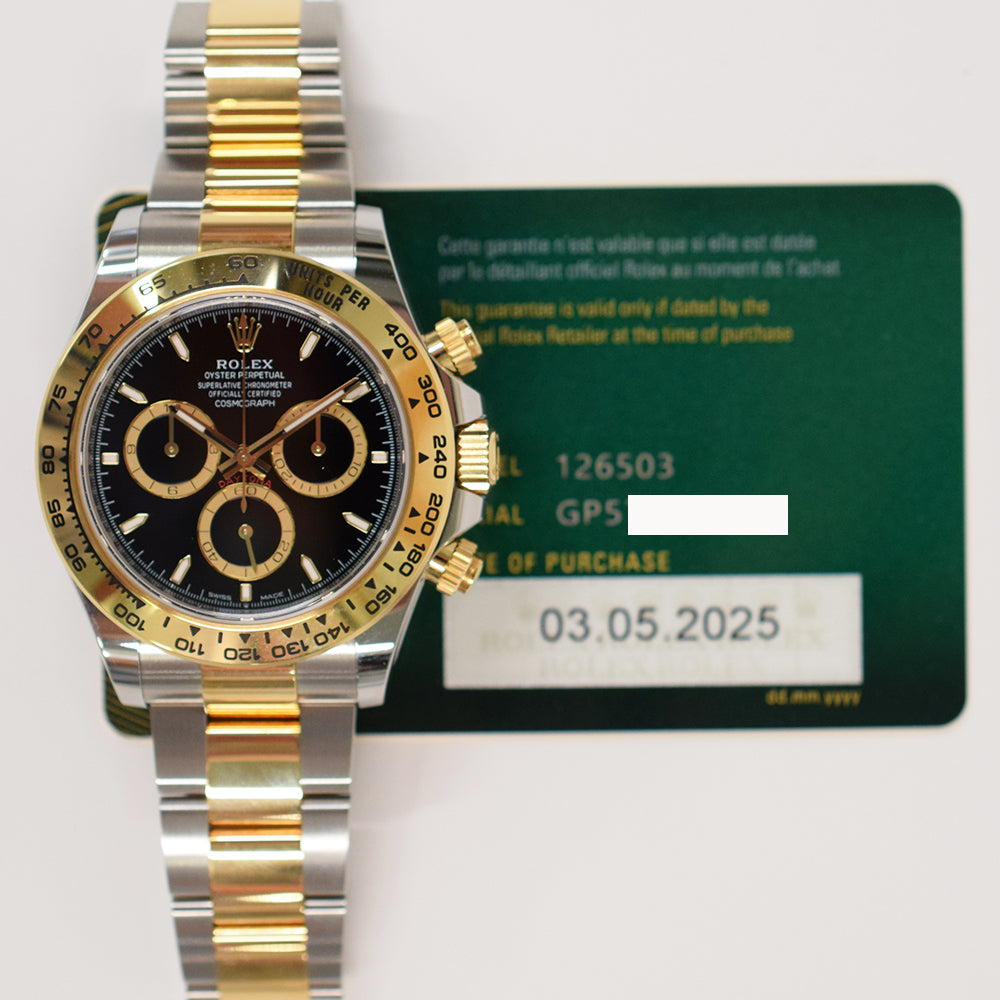 Rolex Daytona Black Dial 126503 (2025)