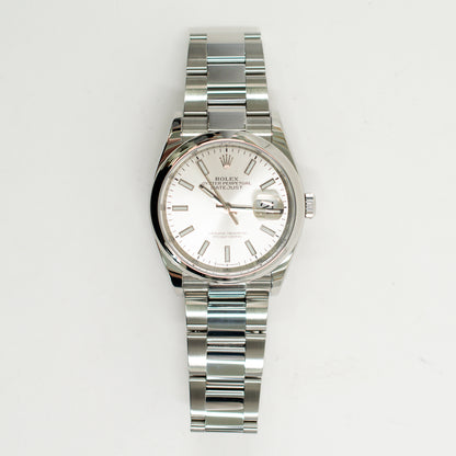 Rolex Datejust 36mm  Silver Dial 126200 (2020)
