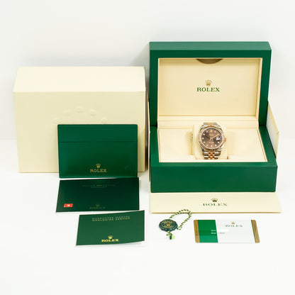 Rolex Datejust 41mm Chocolate Diamond Dial 126331G (2018)