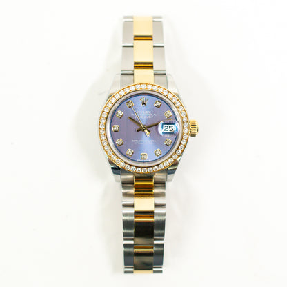Rolex Datejust 28mm Purple Diamond Dial 279383RBR (2023)