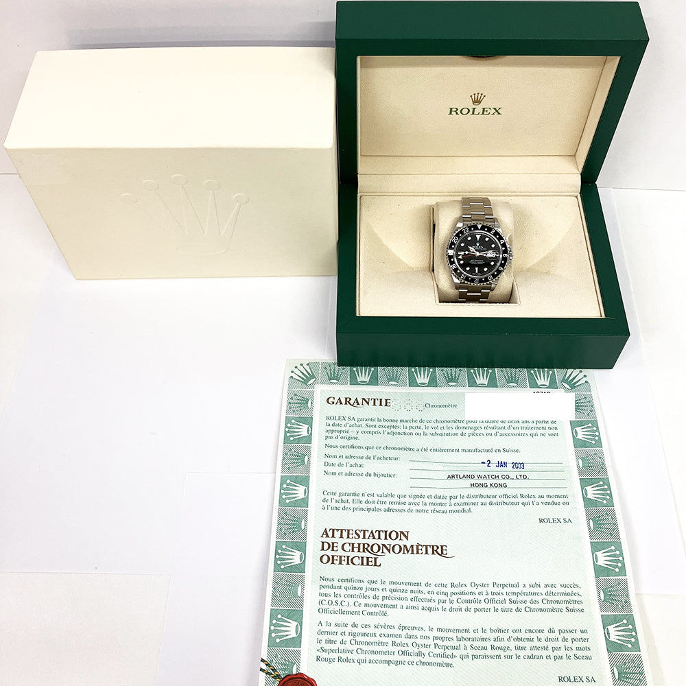 Rolex GMT-Master II Black Dial 16710 (2003)