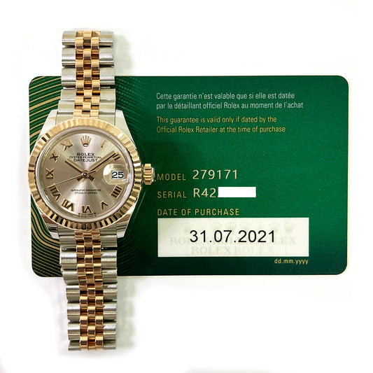 Rolex Lady-Datejust Sundust Roman Dial 279171