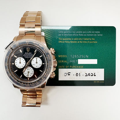 Rolex Daytona Black Dial 126525LN (2026)